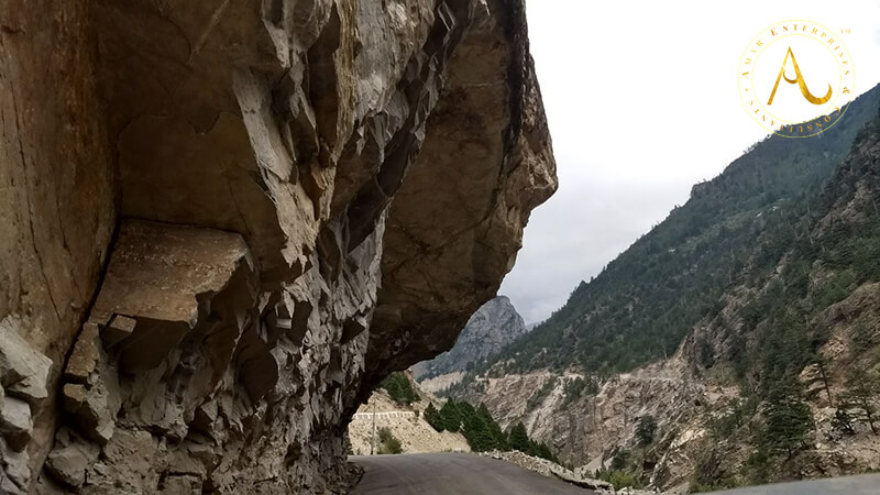 road under mountain
