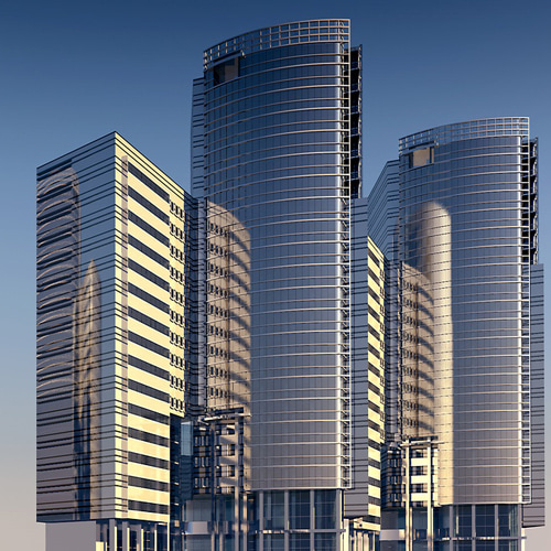 view of tall buildings